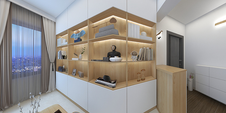 YJ王工-现代原木风-装修设计方案