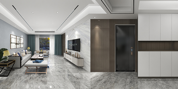 空中叶-明发12号楼户型图-装修设计方案