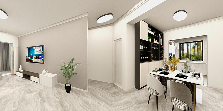 xinxinkule-97㎡3室-装修设计方案