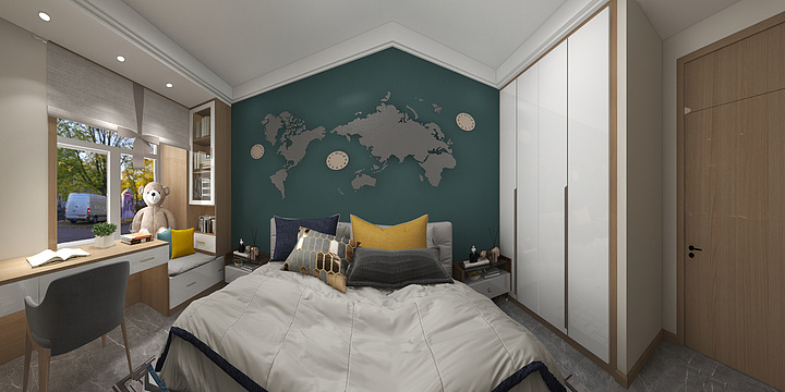 酒泉仁屋宅配品牌定制家居-嘉鑫蕊苑-装修设计方案