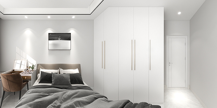 鹿佰言-长安城19#-2-1002平面-装修设计方案