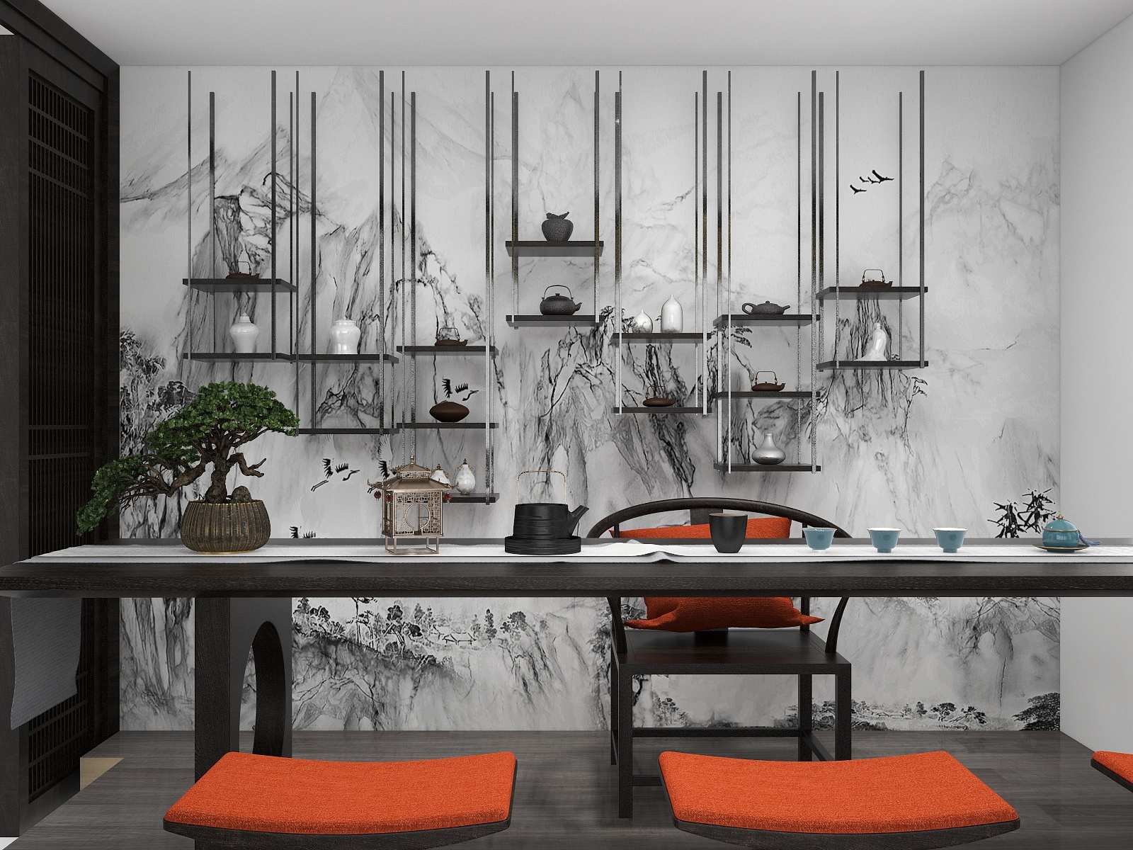 F雪默-襄垣别墅2楼-装修设计方案