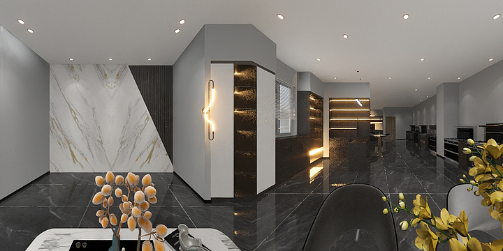 lI效果图Il-蓝炬星集成灶六安店-装修设计方案