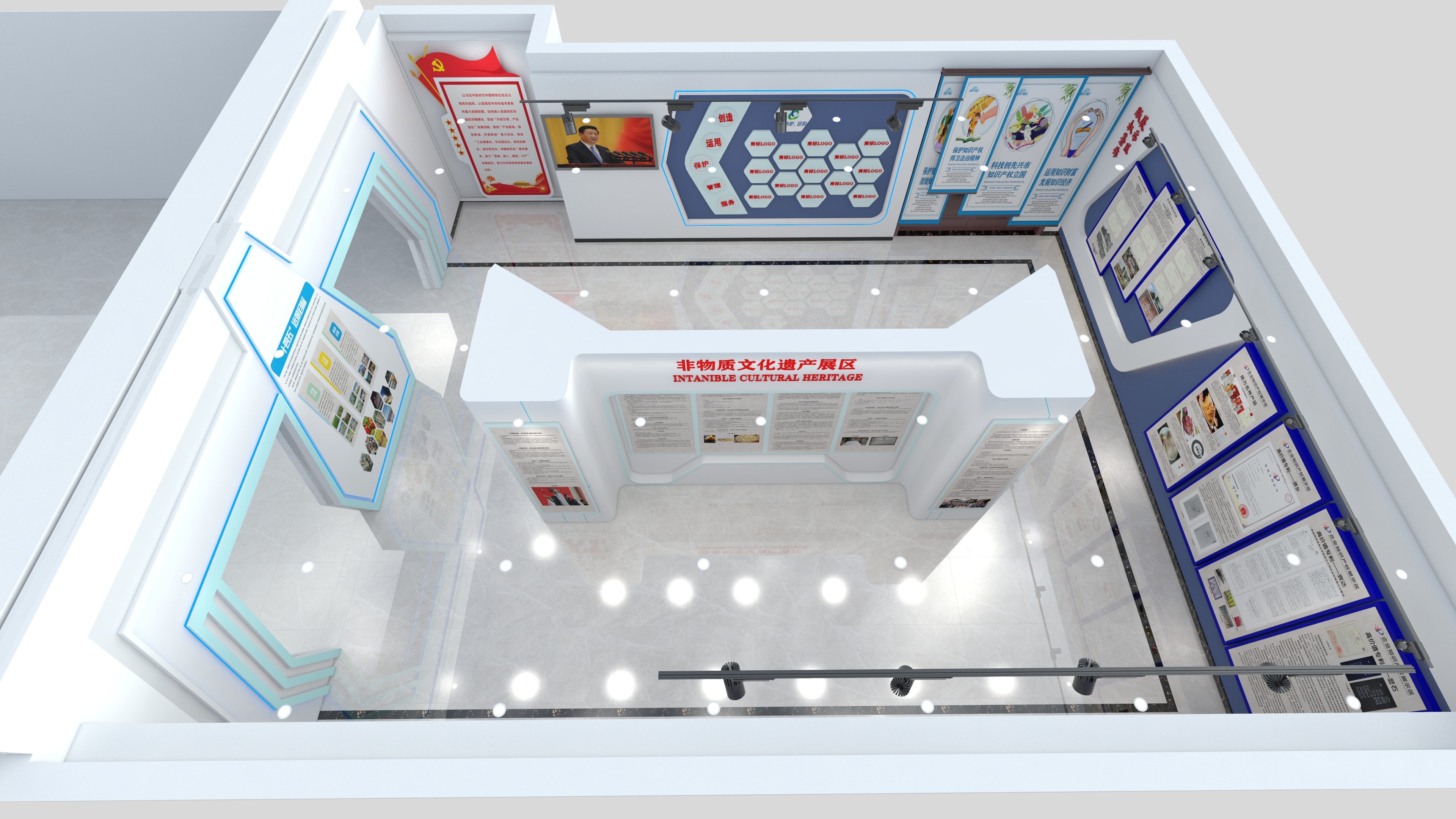 张杰vjYL-巴中市恩阳区知识产权成果展示馆效果图-副本-装修设计方案