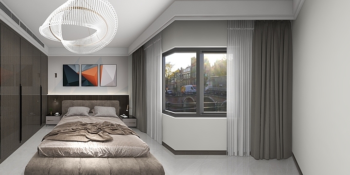 强扭的瓜贼辣zZ-主卧室-装修设计方案