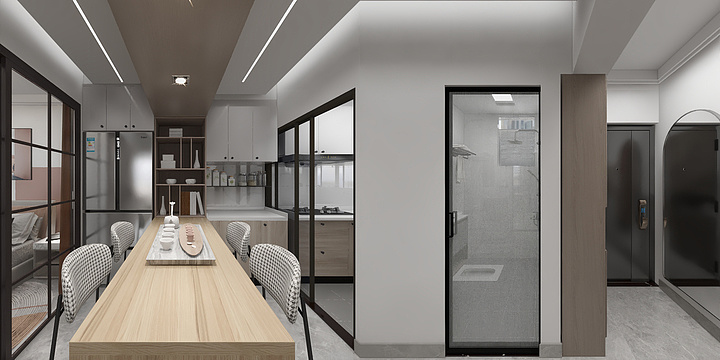 刘公子17770897054-福田汇龙花园彭小姐-装修设计方案