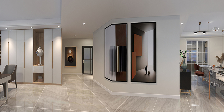 异型空间设计-融创南湖大观162㎡3室-装修设计方案