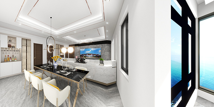 都盛岩板设计-兰亭御景29#2604-装修设计方案