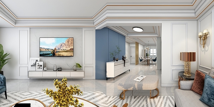 赤幽-公园悦府120-装修设计方案