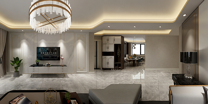 A室内设计一-特区二号-12-601-轻奢风-装修设计方案