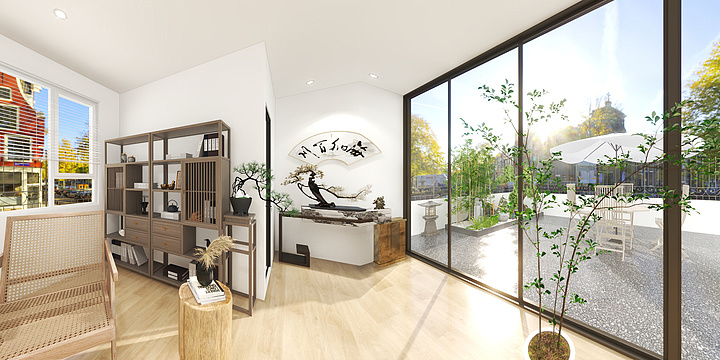 安鲁-茶室-装修设计方案