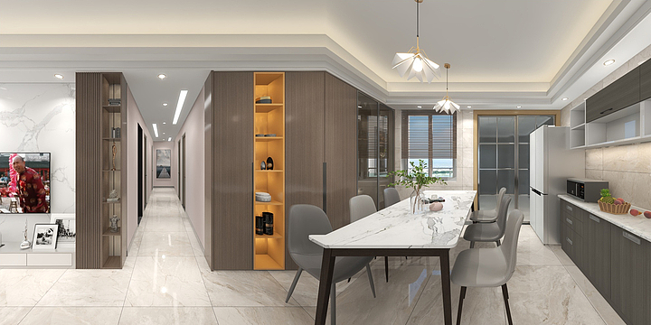 武鸣维森设计工作室-福瑞2期-现代-装修设计方案