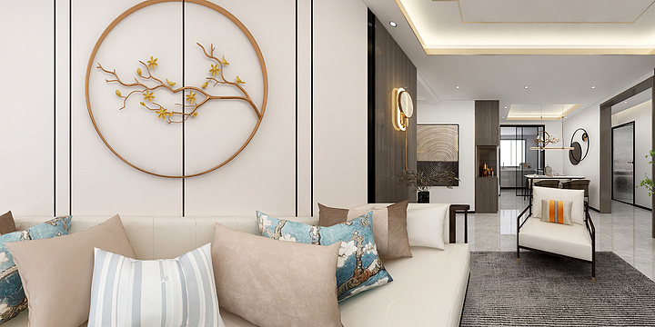 00丶时间-英国宫五期（新中式）-装修设计方案