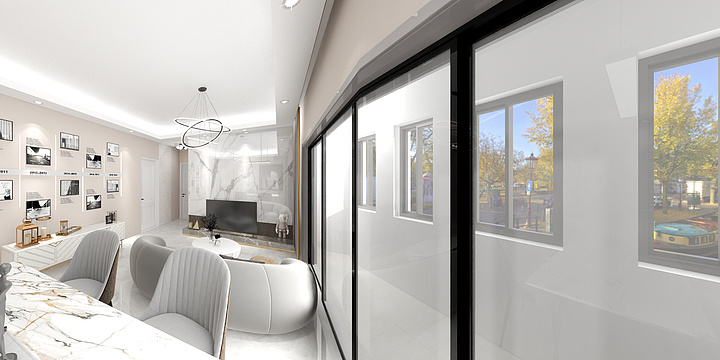 宿迁大王椰全屋定制-瑞和园89.50㎡B户型3室2厅1卫-装修设计方案