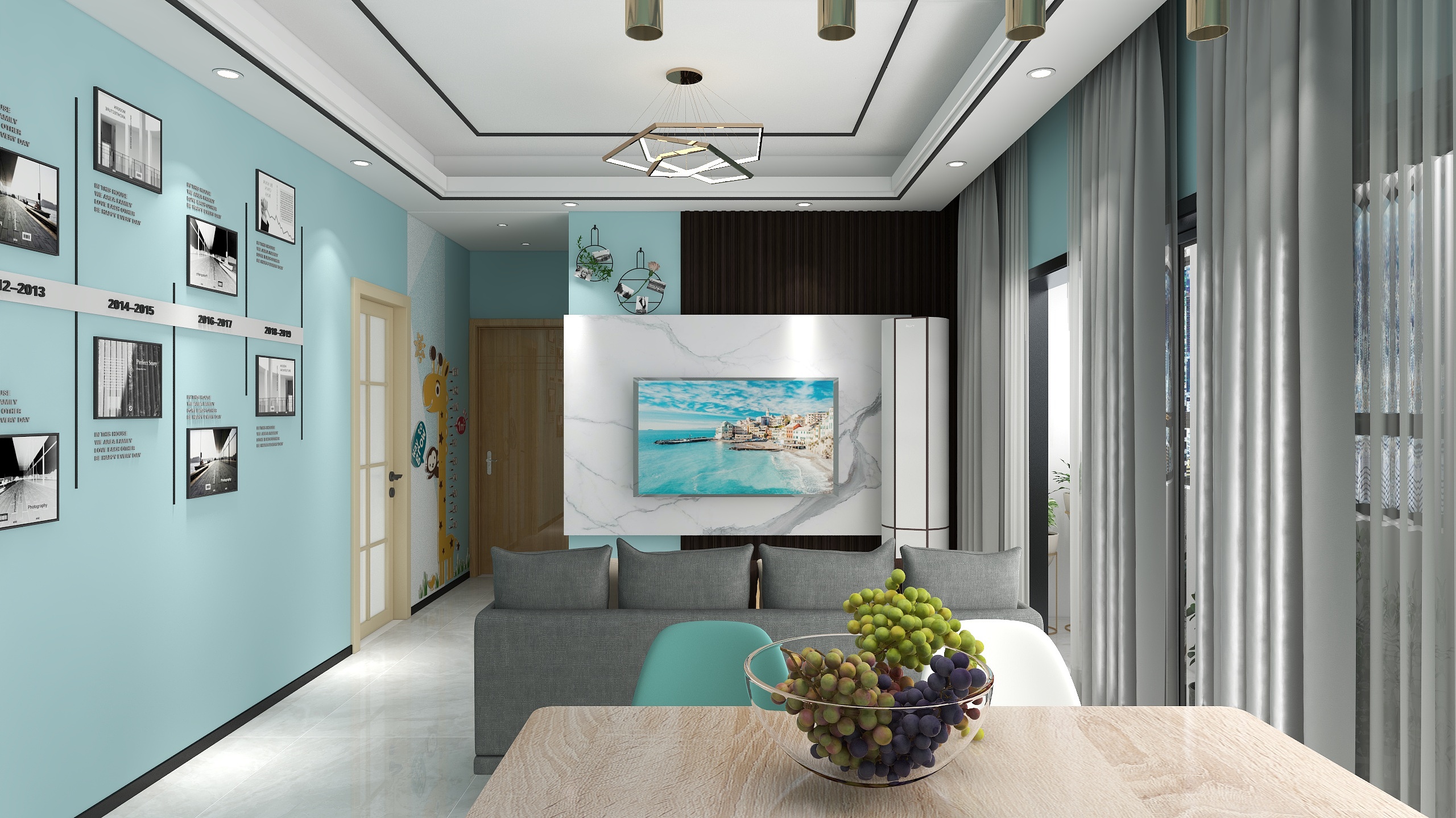 LUO13721837507-瑞和园89.50㎡B户型3室2厅1卫-装修设计方案