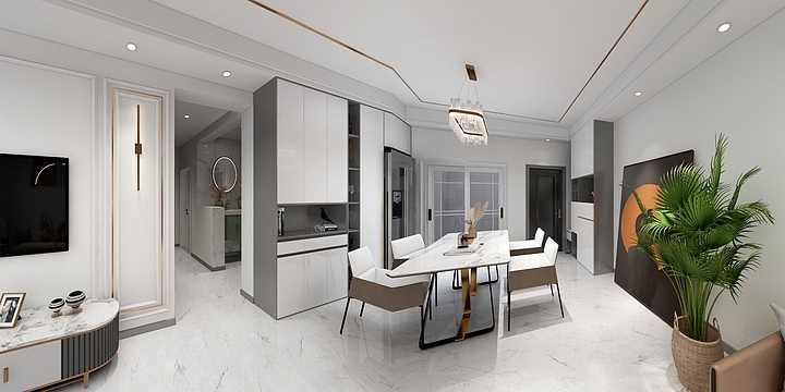 LYao耀-中央大道五期-100-刘女士-现代-装修设计方案