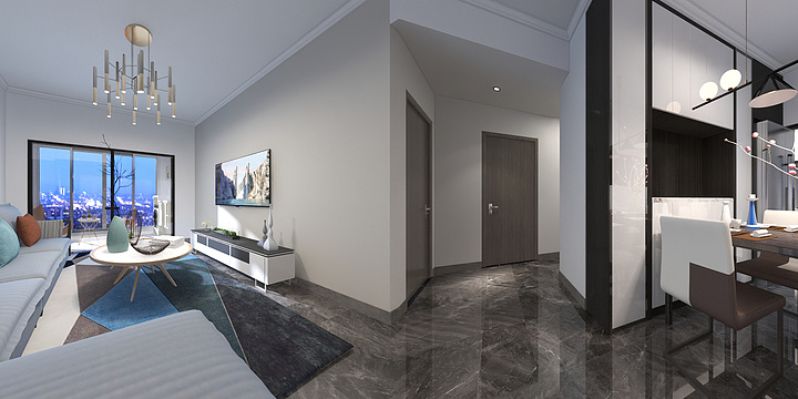 u阿杰-保利阳光城A座2301-装修设计方案