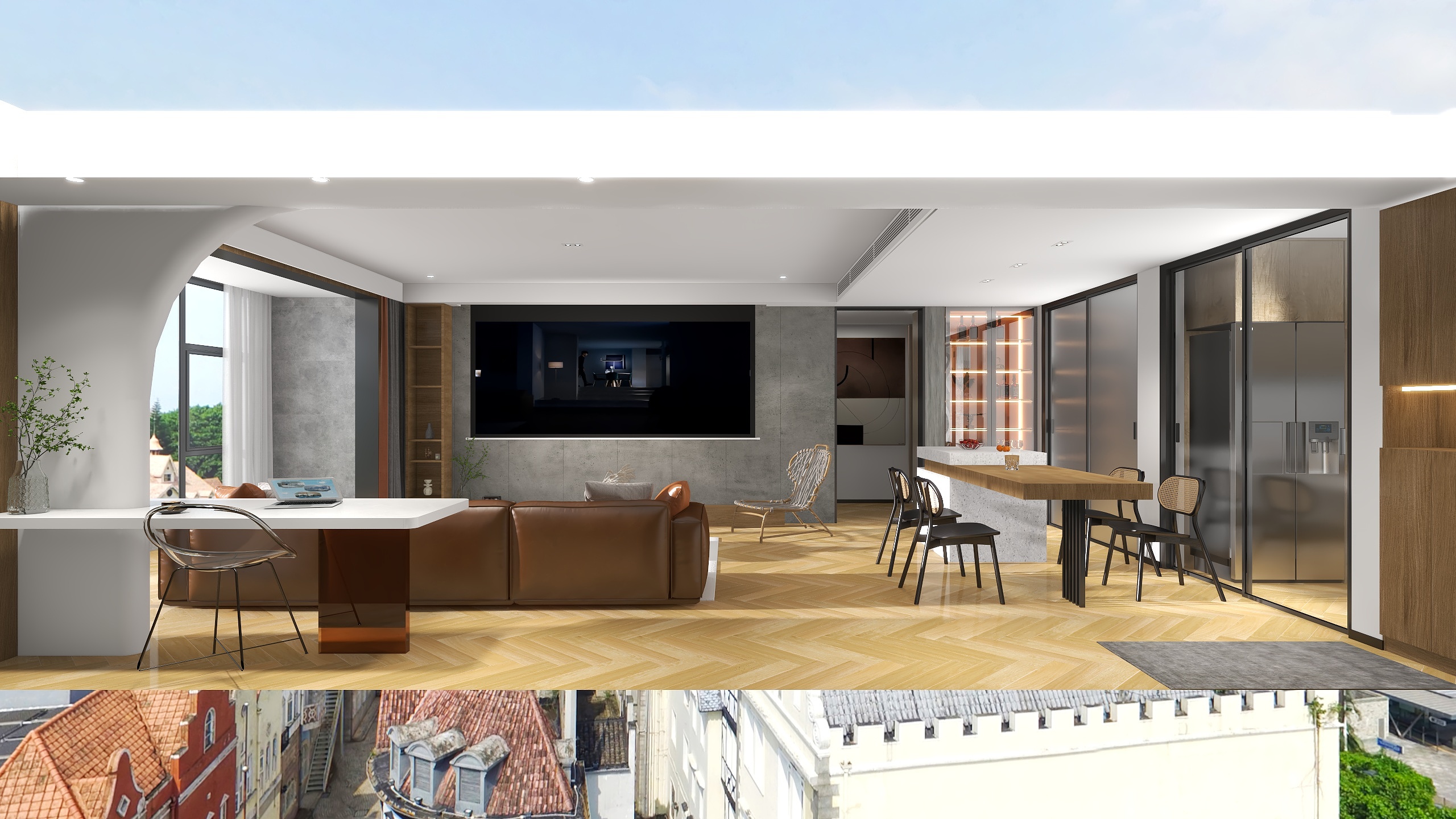 ZGYPSJS-世贸天越3-1602施工图(2)-模型-装修设计方案