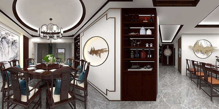 卓峰装饰丨宇哥-靖西中央尊府-装修设计方案