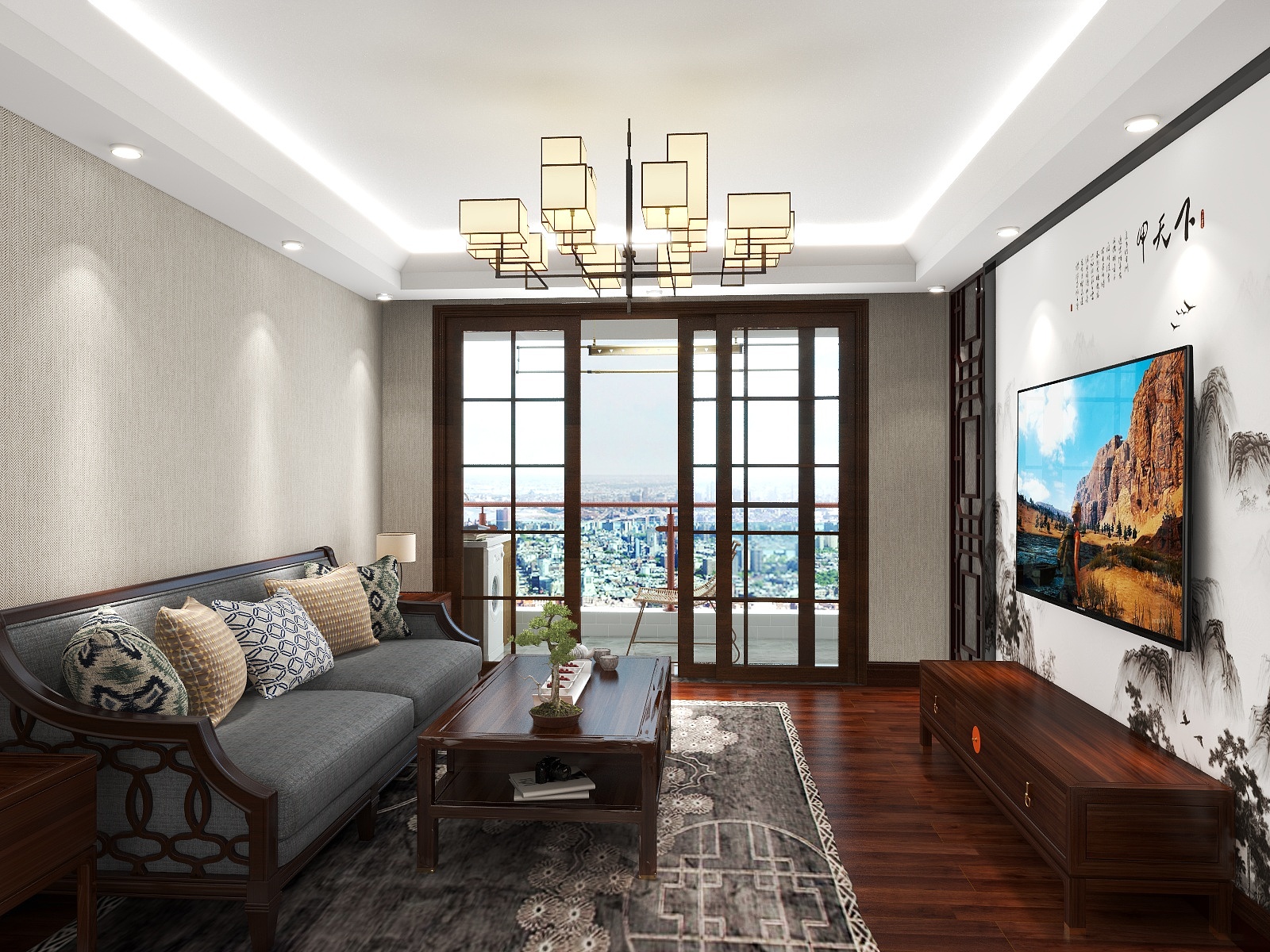 田华装饰设计廖生-信鸿广场100方户型方案图-副本-装修设计方案