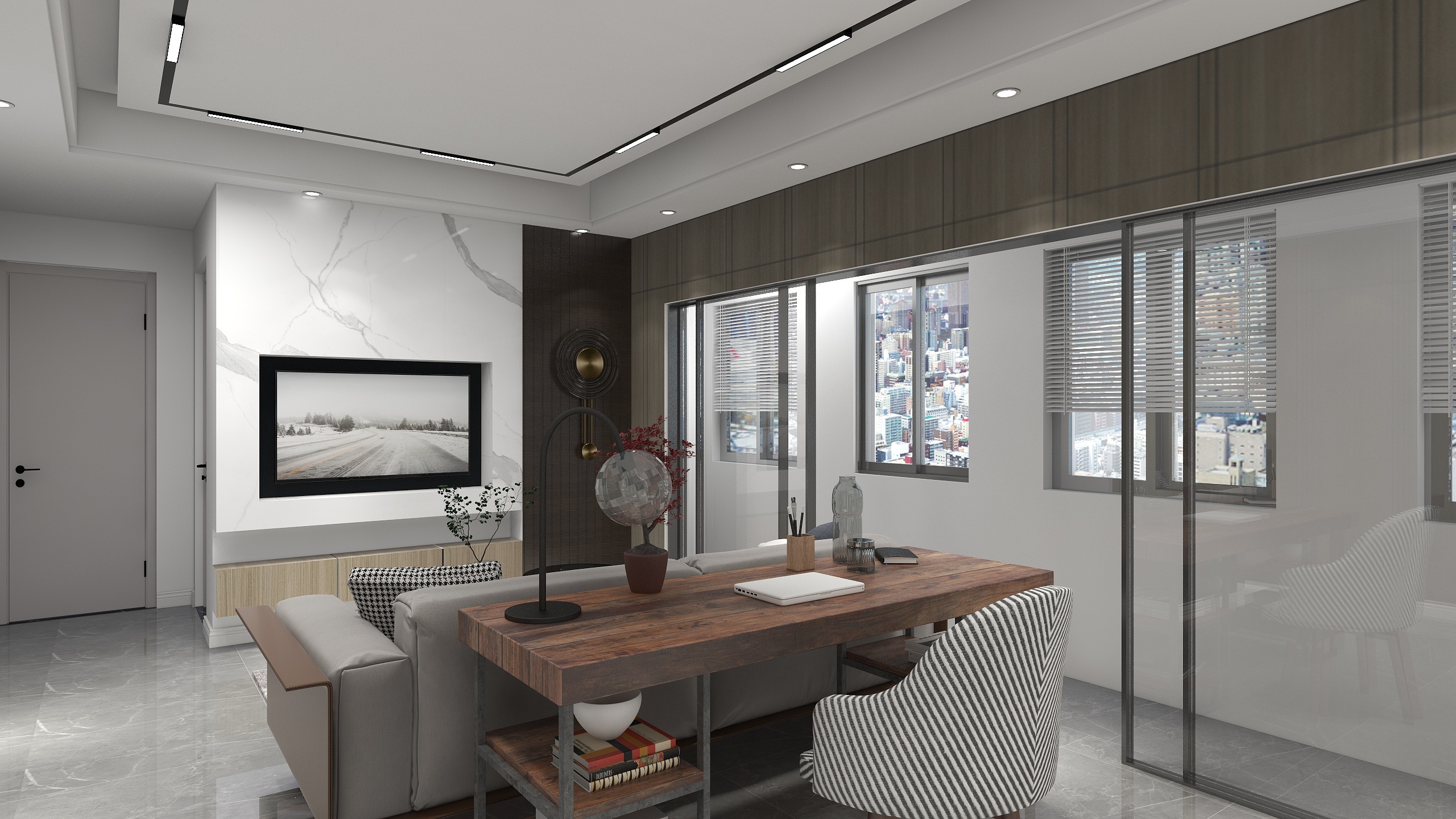 田谋人-瑞和园89.50㎡B户型3室2厅1卫-装修设计方案