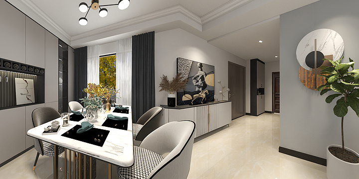 胡斌风水设计师-恒大帝景-装修设计方案