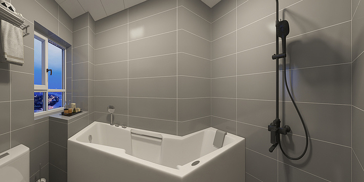 家装全案设计-力鼎新城2-2户型xgt-装修设计方案