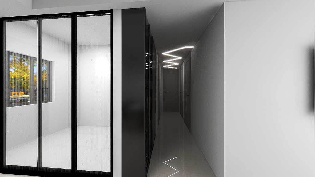 设计总监小陈-德信海德公园83.00㎡A2’3室2厅1卫1厨-装修设计方案