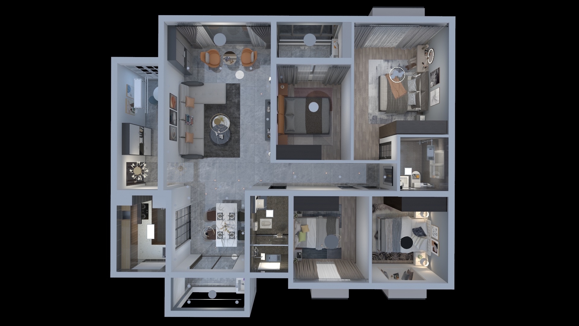 谢工的设计工作室-名门世家唐咸艳1201-装修设计方案
