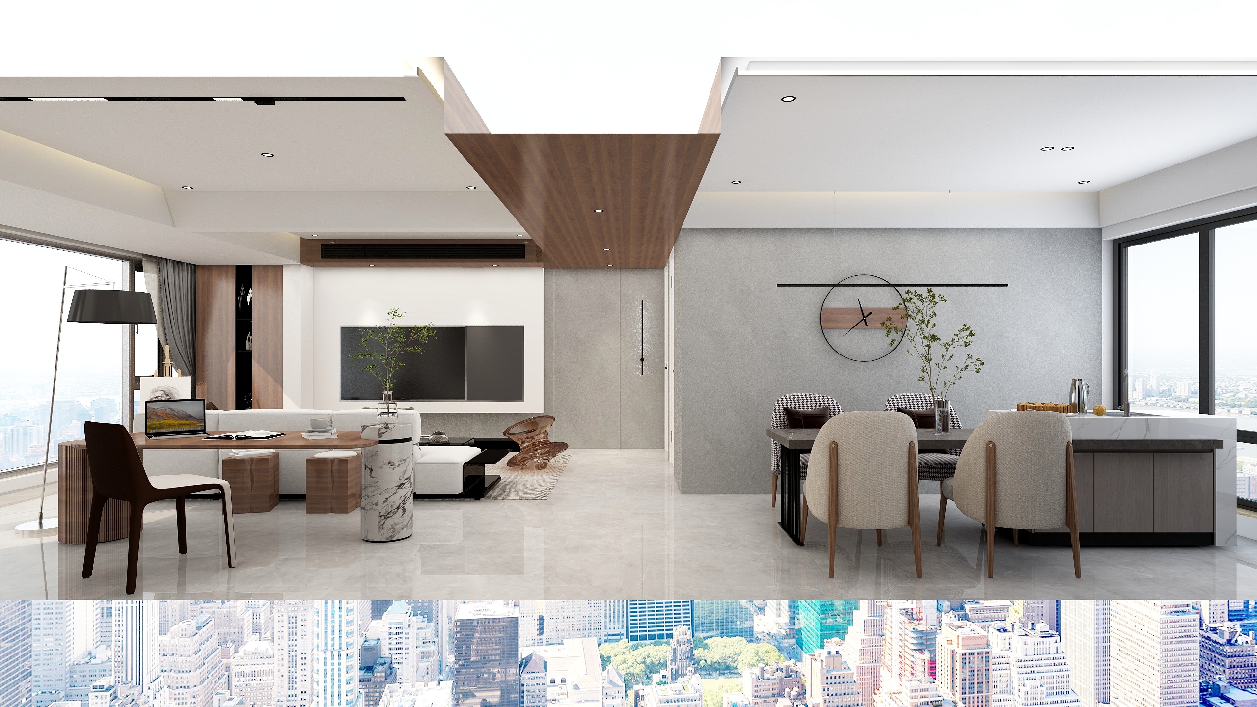 洛华隆-卓越维港126户型-装修设计方案