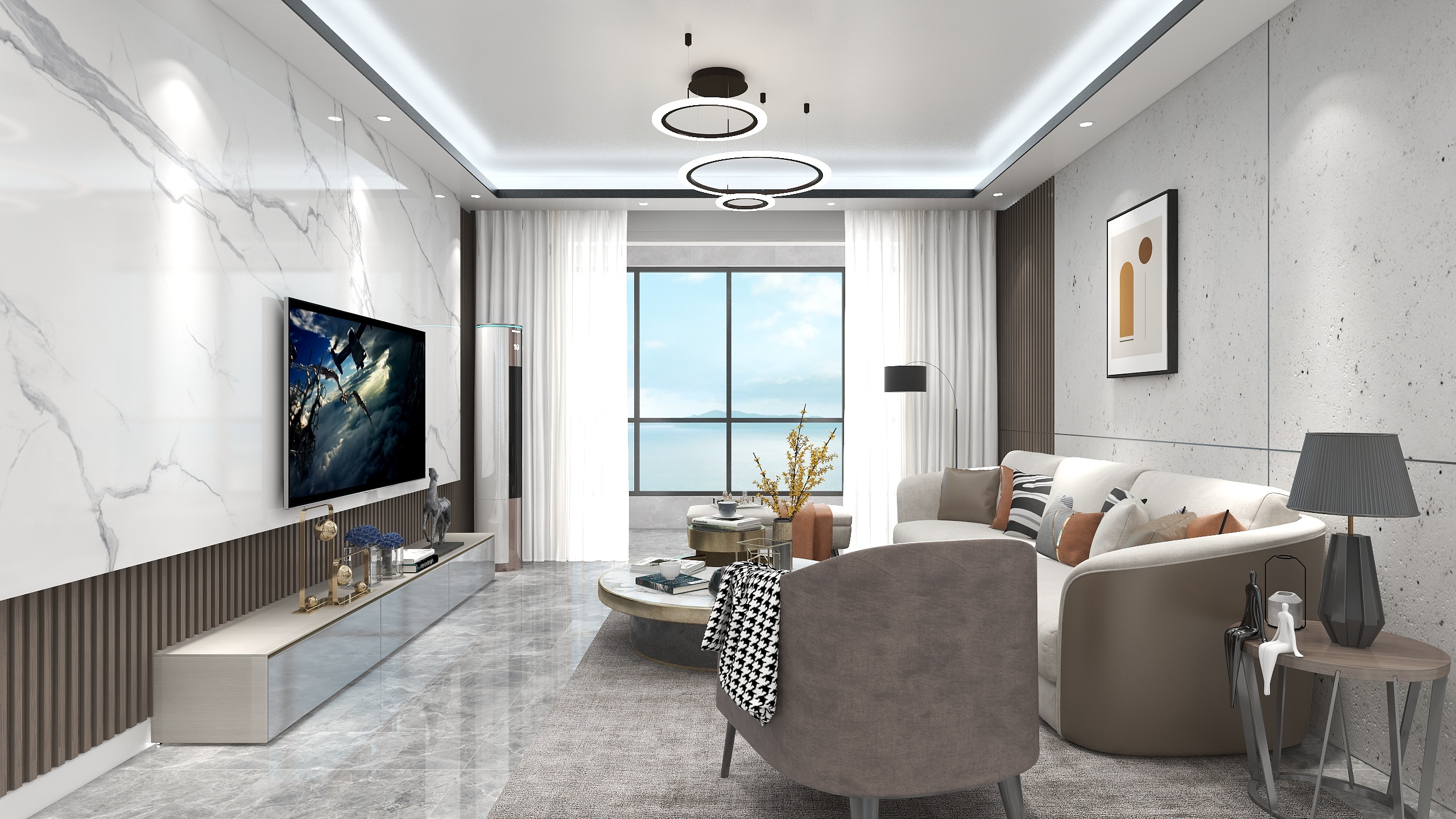 冠堂装饰顾轲设计-书香郡7#装修效果图