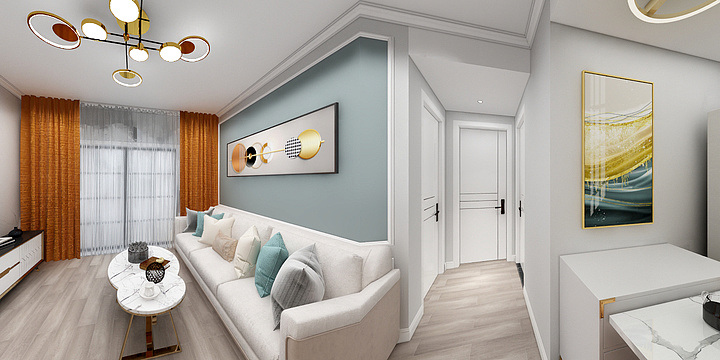 wanfei0907-象屿西郊69平-装修设计方案