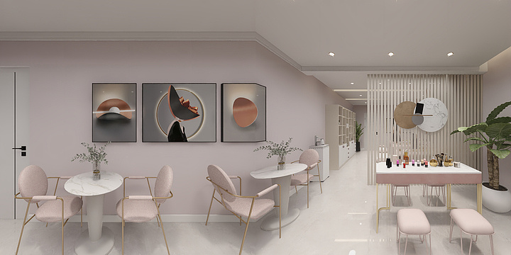 C-亿联小池-胶南美容院-装修设计方案