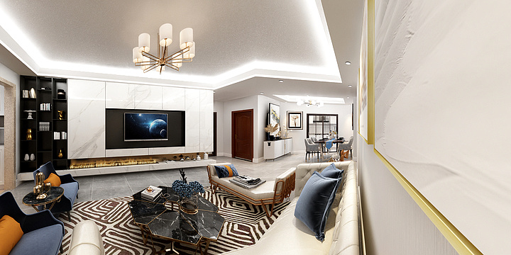 城市猎人lxc-万科LC一统-156-装修设计方案