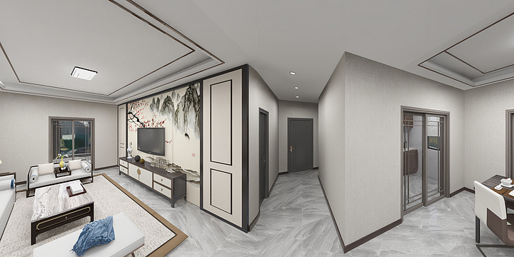 昆明华宾装饰-融创・微风十里1101-1704-装修设计方案