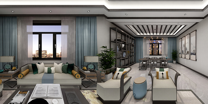 铭源全屋整装刘-四合院-新中式-装修设计方案