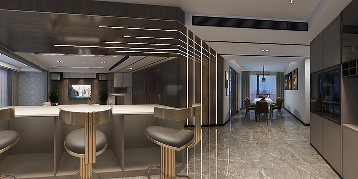 执念揪心-金御豪庭-14#401出图-装修设计方案