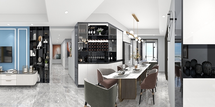 瞌睡就睡-钱隆樽品15#903-装修设计方案