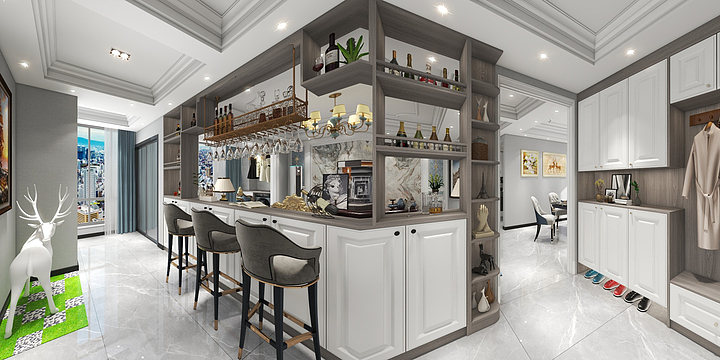 云昇装饰设计师-现代美式-装修设计方案