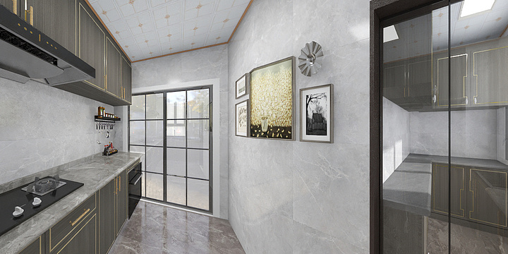 西宁酷酷设计-经典厨房-装修设计方案