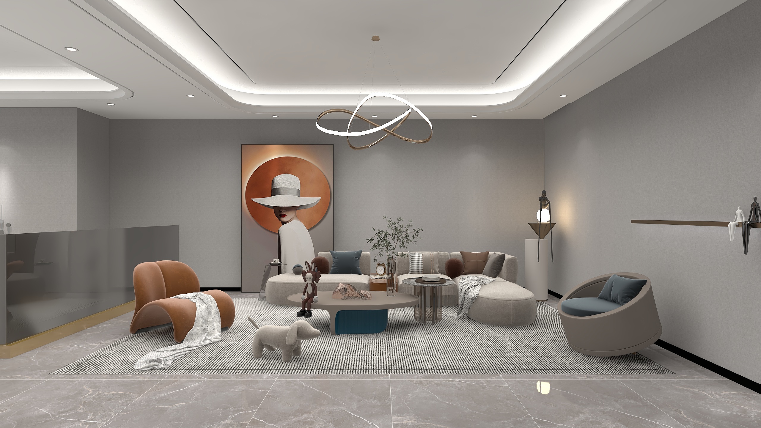 誉境|ArtDesign-【橙意之作】-现代简约装修效果图