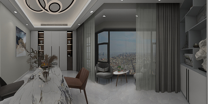 夜羽枫-自建现代风格家装-副本-装修设计方案