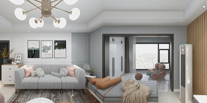 韦韦的小师兄-黑白北欧林美女-装修设计方案