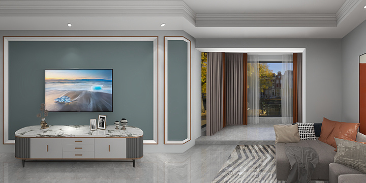 良言末素-麒麟嘉园22-2801-装修设计方案