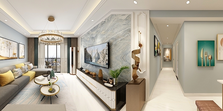 鼎盛空间丨陈工-礼顿金域海湾12栋2404梁小姐-装修设计方案