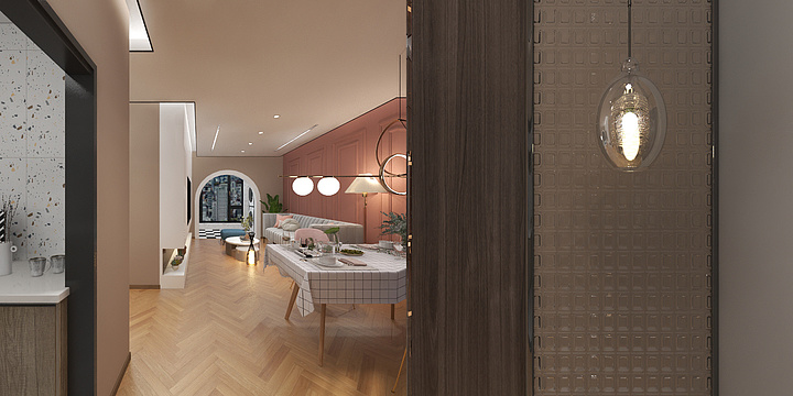 贾敬楠18633006241-德信海德公园83.00㎡A2’3室2厅1卫1厨-装修设计方案