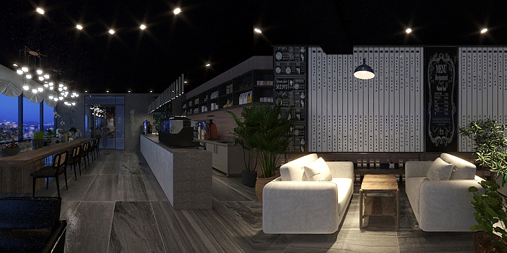 盛保刚-487.105平咖啡厅-装修设计方案