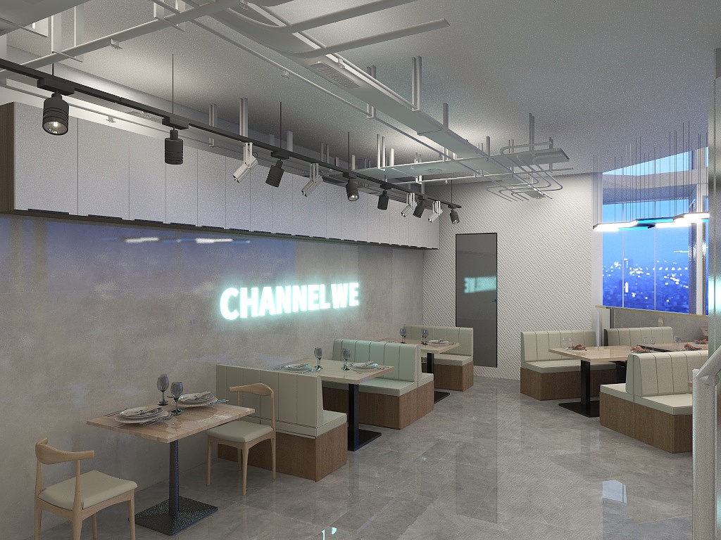 HandsomeW-咖啡厅-装修设计方案