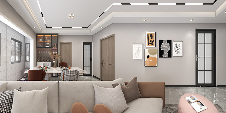 healpkSB-瑞和园89.50㎡B户型3室2厅1卫-装修设计方案