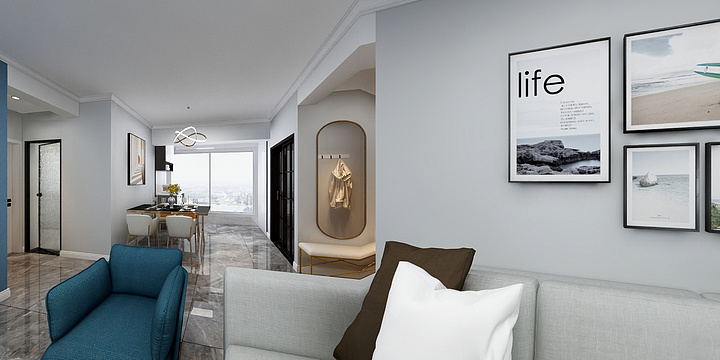 151弓长设计29055818-曲江美好时光103-装修设计方案